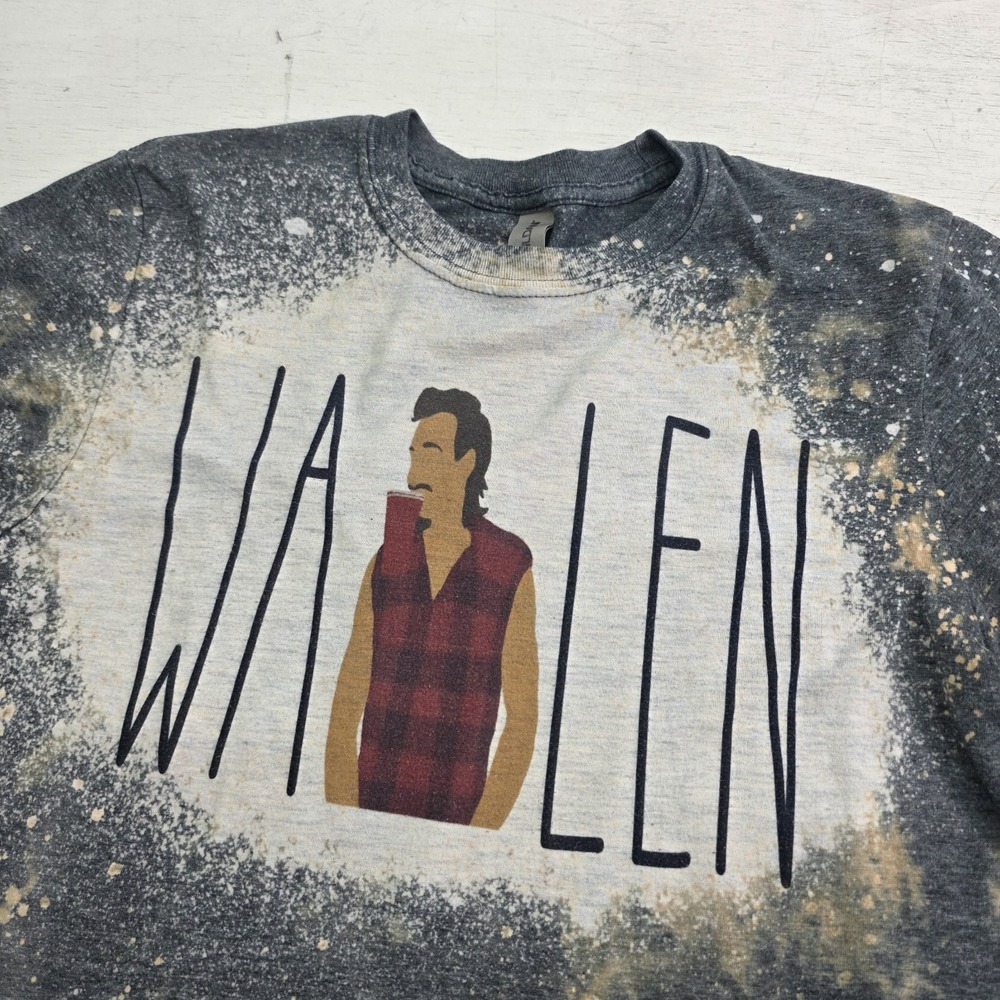 Morgan Wallen "I Am The Problem" Tour Bleach Wash Country T-Shirt Adult Sz S - Picture 3 of 8